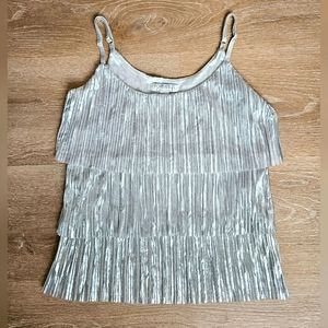 Forever 21 Metallic Tank Top - Size Small